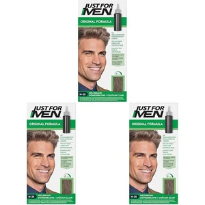 Just For Men Haarfarbegel Hellbraun H25 Grauabdeckung Natuerlich 3er Pack - Bild 1 von 12