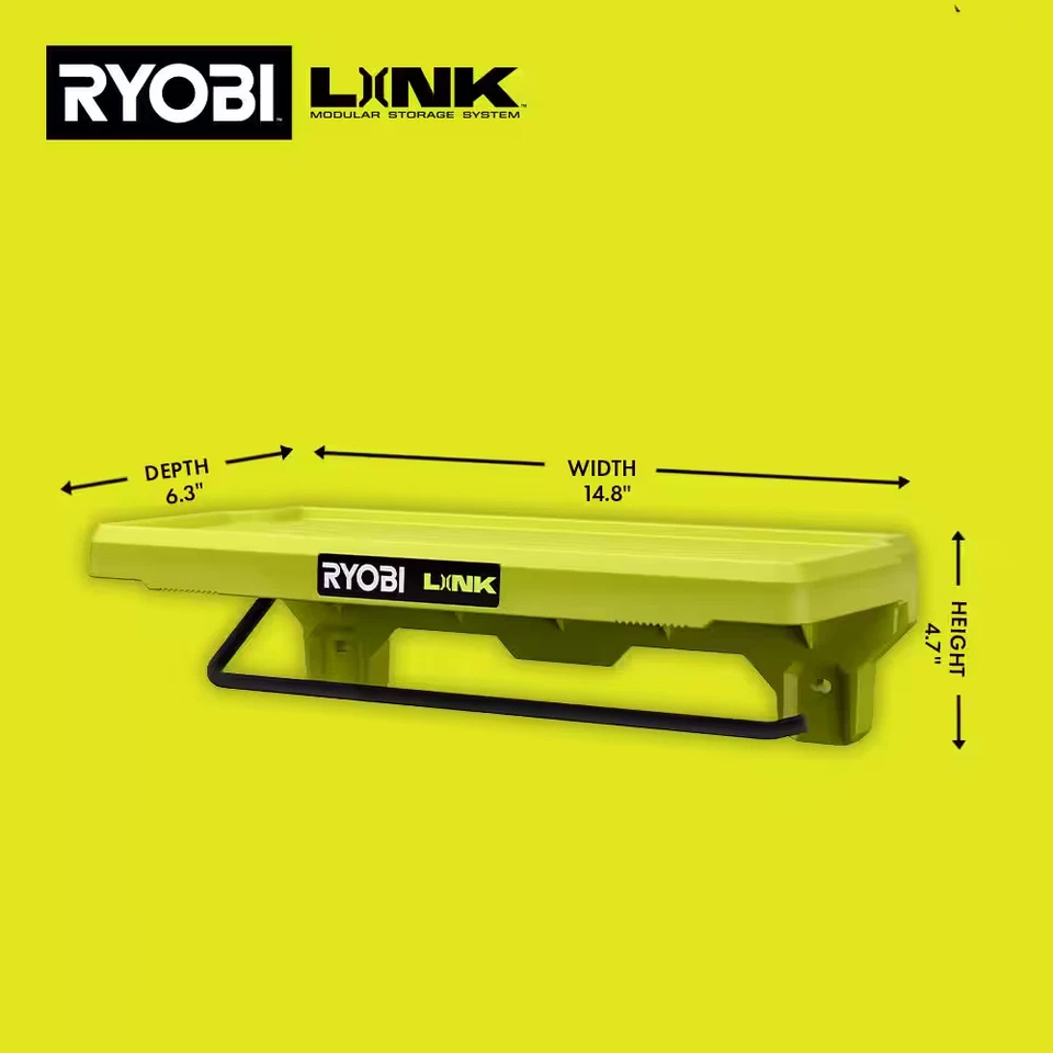 BRANDED RYOBI LINK Cleaning Shelf - Organize Essentials in Style