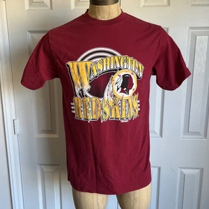 Camiseta de Colección Washington Redskins Puntada Única Trench EE. UU. Hombres Talla L Años 90’s - Imagen 1 de 12