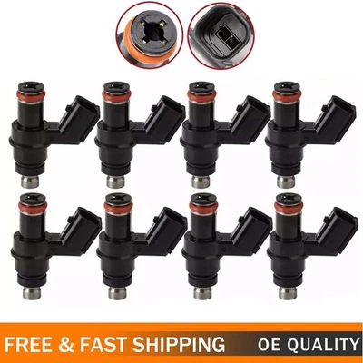 New Set of 8 Fuel Injectors For Suzuki GSXR1000 2007 2008 15710-21H00 Foto 1 de 4