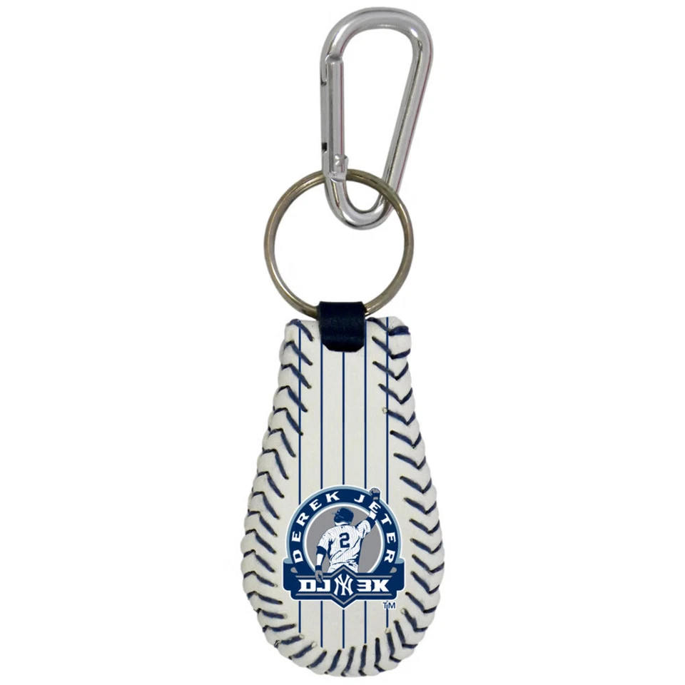 New York Yankees Keychain Baseball Derek Jeter DJ3K Pinstripe CO - Image 1 of 1
