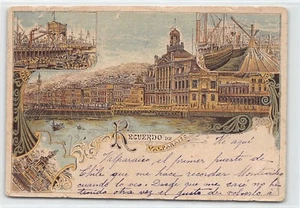 Chile - VALPARAISO - LITOGRAFÍA - La postal está dañada - Ed. L. Kober o L. Robe - Picture 1 of 2