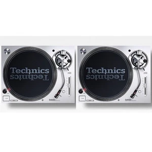Technics SL-1200MK7-S Silver 2x Turntables Direct Drive DJ Pair Japan NEW - Picture 1 of 9