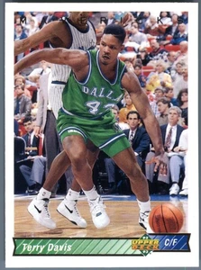 1992-93 Upper Deck Dallas Mavericks Terry Davis #92 - Bild 1 von 2