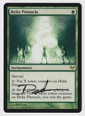 Signed Helix Pinnacle Proof LP Eventide Artist Dan Scott 2008 WOTC MTG Magic AP! - Image 1 of 2