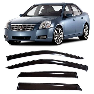Tape-on Window Visors Rain Guards Fit Cadillac BLS Sd 2006-2009 Wind Deflectors — 第 1/4 张图片