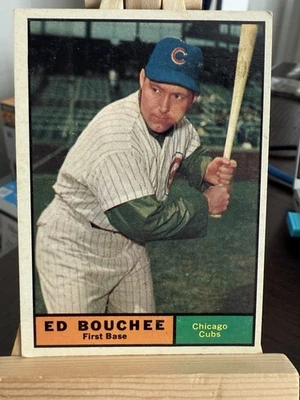 1961 Topps #196 Ed Bouchee Chicago Cubs - Image 1 of 2