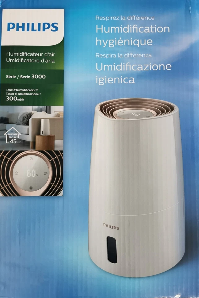 Philips Luftbefeuchter 3000 Serie HU3916/10 NanoCloud weiß/Rosegold OVP - Bild 1 von 1