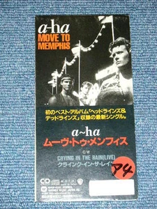 a-ha Japan Only 1991 Tall 3" inch CD Single MOVE TO MEMPHIS - Picture 1 of 5
