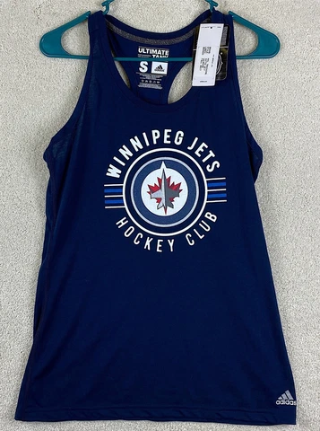 Winnipeg Jets NHL Tank Top Small Adidas Womens Blue Size S Tank Top Brand New Cover