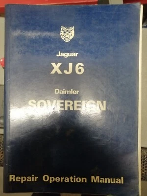 manuale officina Jaguar XJ6 - Immagine 1 di 3