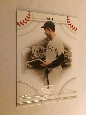 2008 Donruss Threads #33 - George Bush - Yale Bulldogs - Image 1 of 2