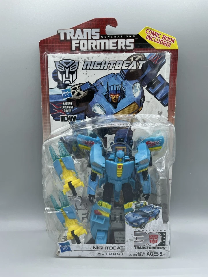 Transformers Generations 30th Anniversary Thrilling 30 Deluxe Nightbeat New - Image 1 of 4