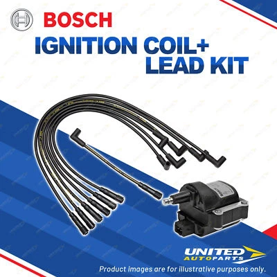 Bosch Ignition Coil+Lead Kit for Ford Falcon EA EB ED XG XH 3.9L 3.2L 4.0L I6 - image 1 of 2