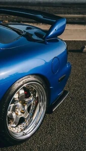 AIR GENERATOR MAZDA RE AMEMIYA REAR CANARDS AERO SPATS DIFFUSER FC3S FD3S RX7 RX - Picture 1 of 12