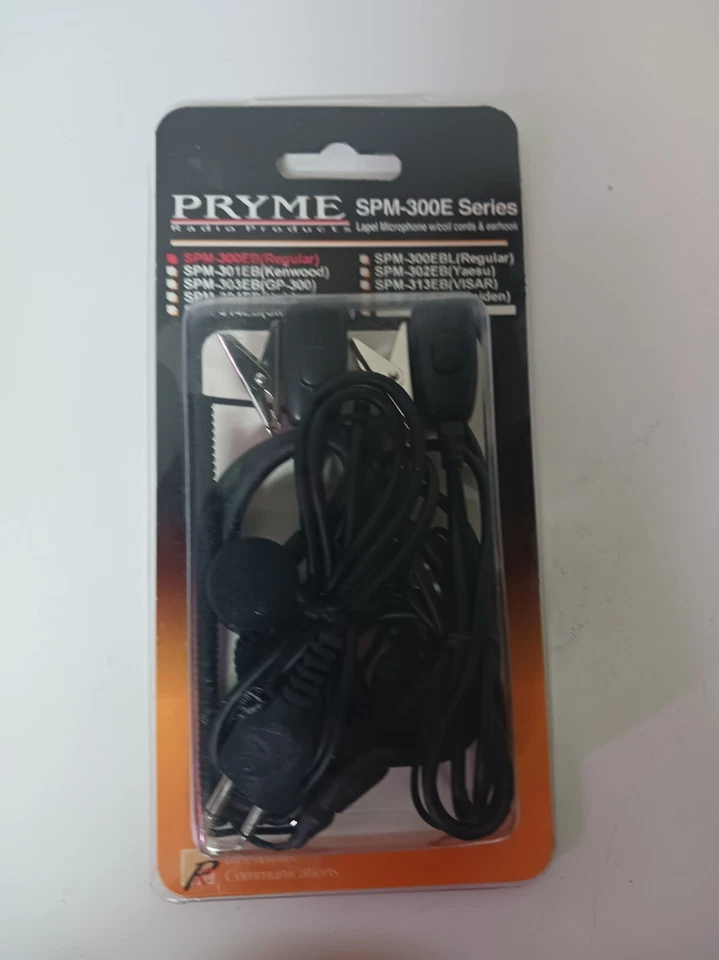 Pryme SPM-300EB-H8 Responder Earpiece for HYT X1e X1p Z1p PD602/G 662/G 682/G