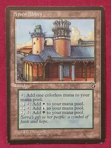 Magic The Gathering HOMELANDS AYSEN ABBEY land card MTG - Imagen 1 de 2