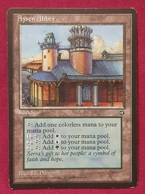 Magic The Gathering HOMELANDS AYSEN ABBEY land card MTG - Image 1 of 2