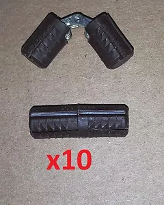 10 pc Plastic Barrel Invisible/Concealed Hinge 12MM 12 MM Door/Cabinet/Lot Brown - Bild 1 von 1