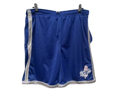 Vintage Los Angeles Dodgers LA Logo Swim Trunk Shorts Blue Men's Large 90s Y2K Cover
