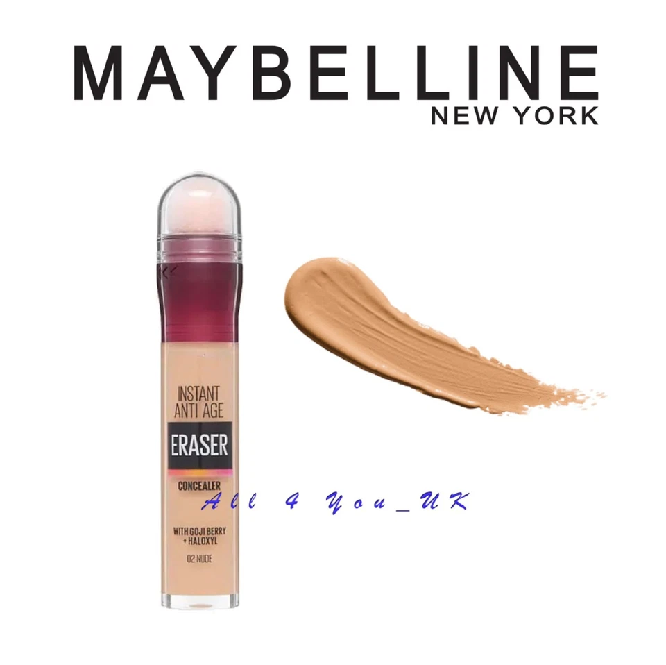 Maybelline Instant Conceal Eraser Concealer 6.8ml- 02 NUDE - Image 1 of 1