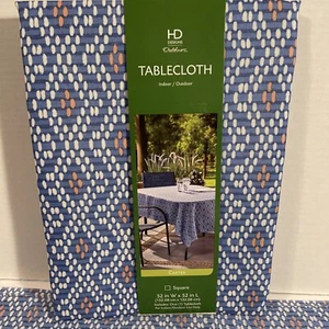 HD Designs Outdoors Tablecloth Square 52x52 Polyester, Carter Design - Picture 1 of 2