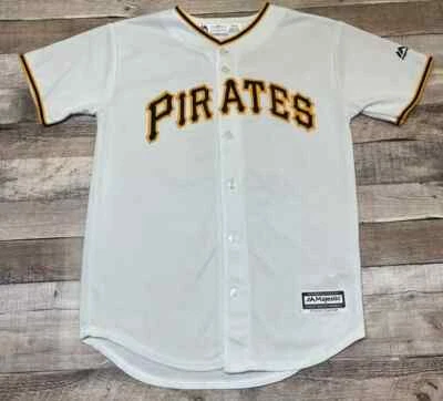 Chris Archer Jersey Youth Large White Majestic Pittsburgh Pirates MLB Baseball - Image 1 of 4