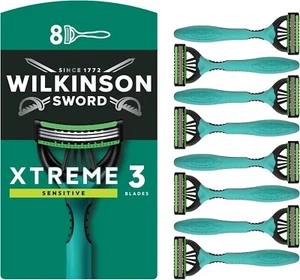 Xtreme 3 For Men | Sensitive | Pack of 8 Disposable Razors - Picture 1 of 9