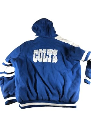 Толстовка с капюшоном NFL Indianapolis Colts официально лицензированная G-lll Apparal Group XL Y2K - Изображение 1 из 4