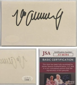 Heavyweight Champ Max Schmeling Signed Autograph 3x5 Index Card - JSA - FREE S&H - Picture 1 of 4