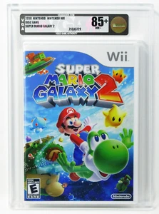 Super Mario Galaxy 2 VGA 85+ Gold Graded NEW Sealed Nintendo Wii Like WATA CGC - Picture 1 of 2