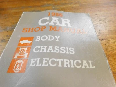 1986 FORD CROWN VICTORIA COUNTRY SQUIRE BODY CHASSIS ELECTRICAL SHOP MANUAL  - Image 1 of 4