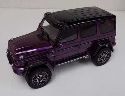 1/18 GT Spirit Mercedes Benz G500 4x4 2 Colección Color Loco Púrpura Metálico Foto 1 de 4