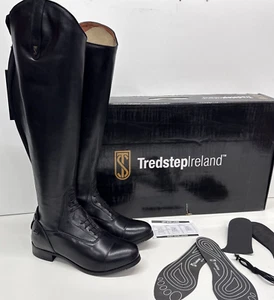 Blk TredStep Donatello II Feldstiefel Größe 9 US Wade Weite 173/4” Höhe hoch 191/2” - Bild 1 von 12