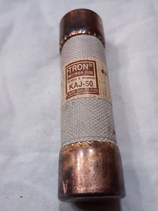 1 NEU Bussmann Tron KAJ-50 Fast Blow Gleichrichter Halbleiter Sicherung 50 Amp 600V - Bild 1 von 3