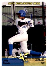 2006 Burlington Bees Multi-Ad #7 Jose Duarte Venezuela VZ Baseball Card