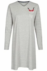 Happy Shorts Damen Nachthemd Sleepshirt Schlafshirt Sleepwear Nikolaus - Santa - Picture 1 of 3