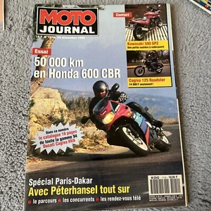 MOTO JOURNAL 1114 Essai Road Test KAWASAKI GPZ 500 HONDA CBR 600 CAGIVA 521 125 - Photo 1/2