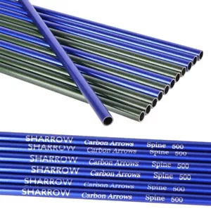 30" Carbon Arrows Shaft SP500 ID6.2mm DIY Archery Recurve Compound Bow Hunting - Picture 1 of 15