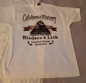 Camiseta Bledsoe's Lick Castalian Springs, Tennessee XL X-Large TN History #2 - Imagen 1 de 10