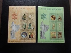 VATIKAN - Grüne Briefmarke / Briefmarke Block Nr. 6 7 n ** postfrisch (Z37) - Bild 1 von 2