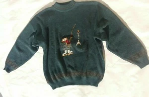 GORGELT BORGELT ANGLER Fischer FISHERMAN Pulli Pullover Gr. XL mit Wolle Angeln - Bild 1 von 7