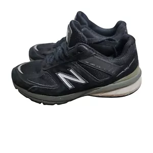 New Balance 990v5 Black Silver W990BK5 Women’s 9 Made in USA Gym Workout Walking - Picture 1 of 7