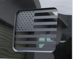 Vinyl Fits 2020-2023 Jeep Gladiator Back Middle Window American Flag Decal USA - Picture 1 of 4