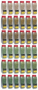 Woodland Scenics Static Grass Flock Shakers - Choose Your Flock - Picture 1 of 13