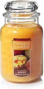 Yankee Candle Large Jar 22 oz Candle Mango Peach Salsa - Picture 1 of 2