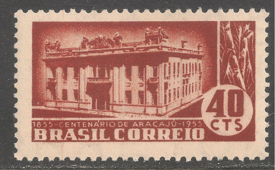 Brazil #818 (A352) VF MINT LH - 1955 40c Fausto Cardoso Palace - Image 1 of 1