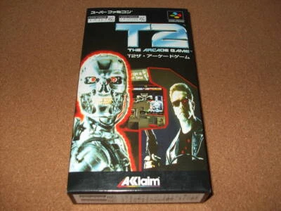 T2 The Arcade Game Terminator 2 SFC Super Famicom Aklaim Japan Nintendo - Image 1 of 2