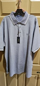 POLO Ralph Lauren Mens Tall Size 2XLT Short Sleeve Polo Shirt Light Blue - Picture 1 of 6