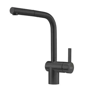 Franke Atlas Neo Square Black Pull Out Kitchen Tap L Spout - Picture 1 of 3